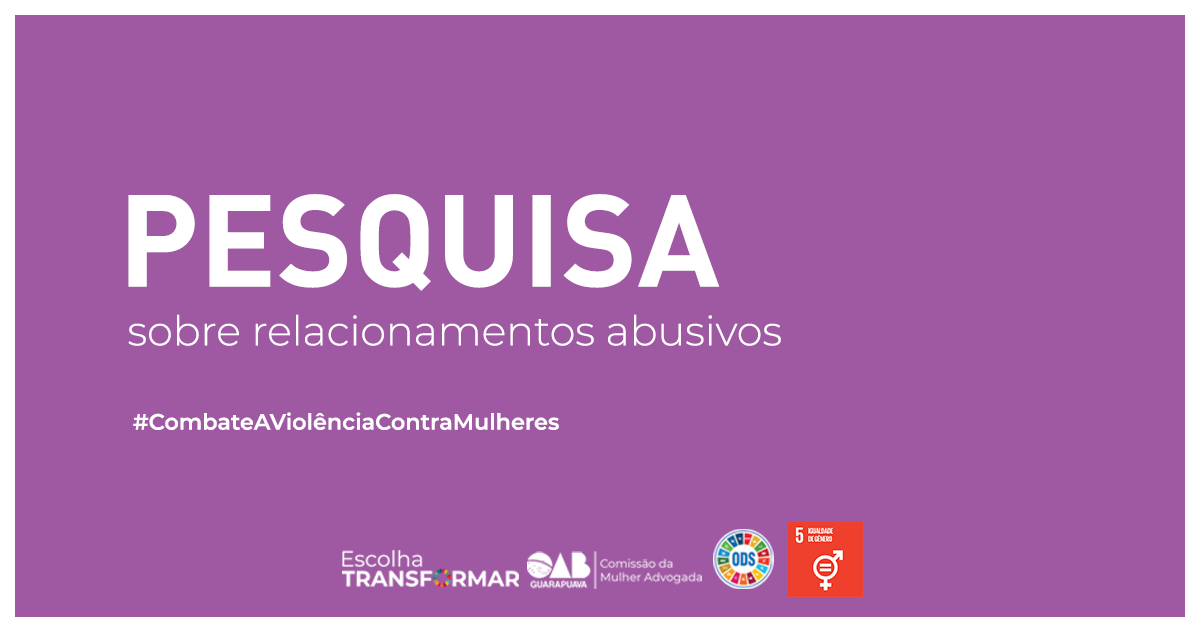 Subseção lança pesquisa online sobre relacionamentos abusivos
